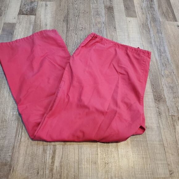 Dickies 2xl women's pink scrub bottoms - Picture 2 of 10